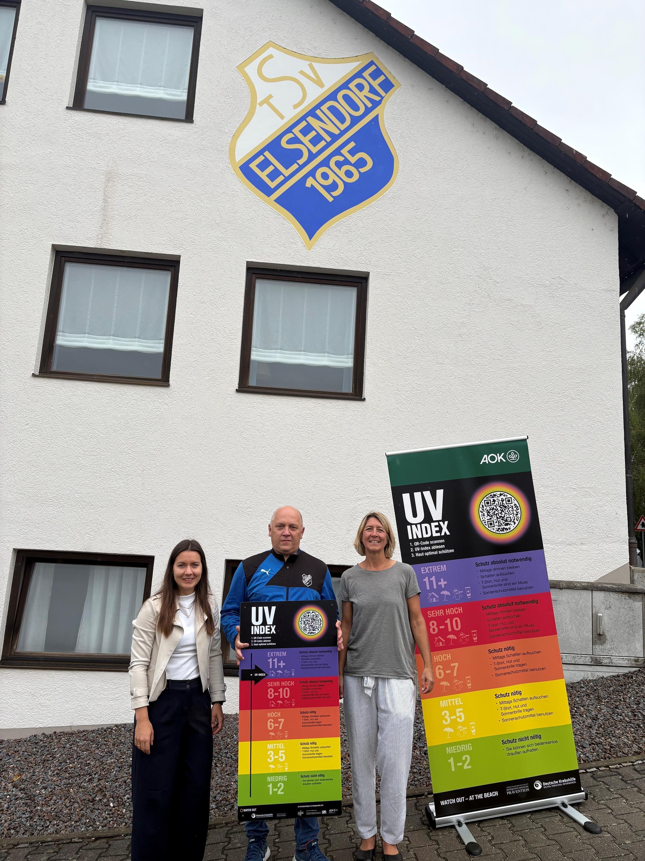 TSV Elsendorf: Information zum UV‑Index am Sportplatz