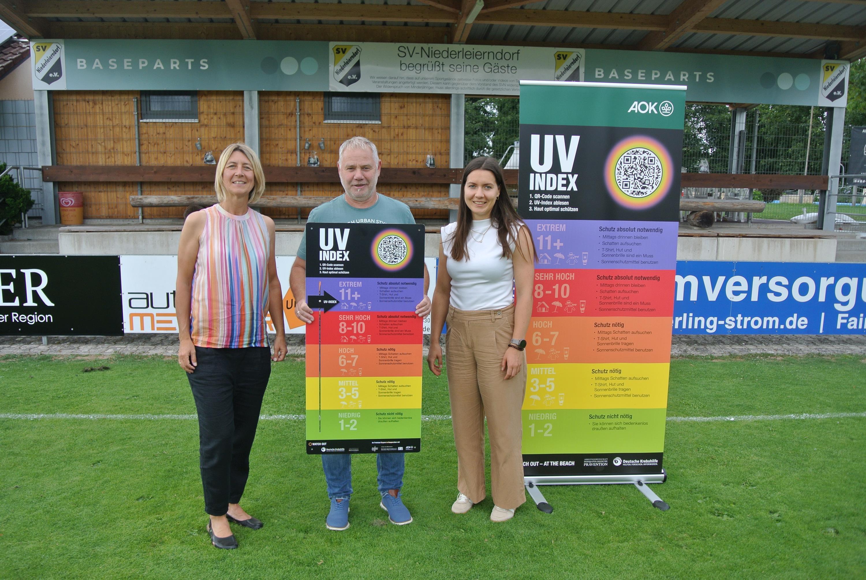 UV‑Index‑Tafel für den SV Niederleierndorf
